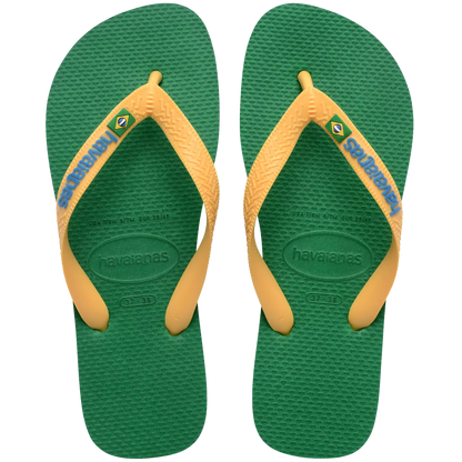 Men's Brazil Logo Flip Flops