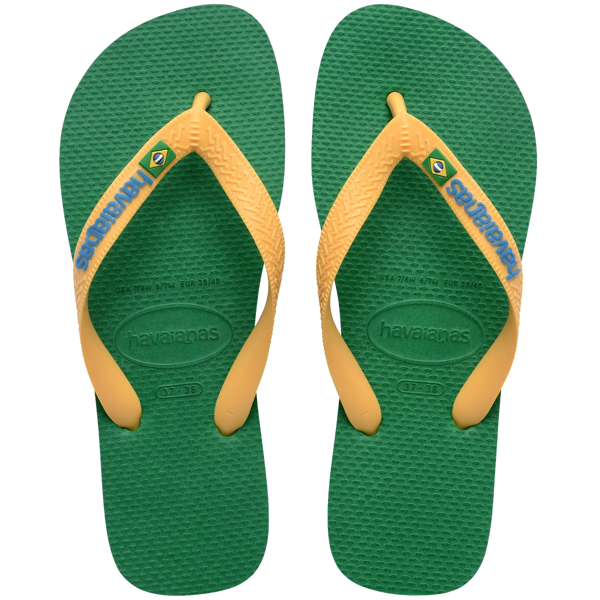 Women's Brazil Logo Flip Flops