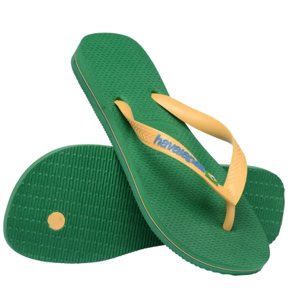 Men's Brazil Logo Flip Flops