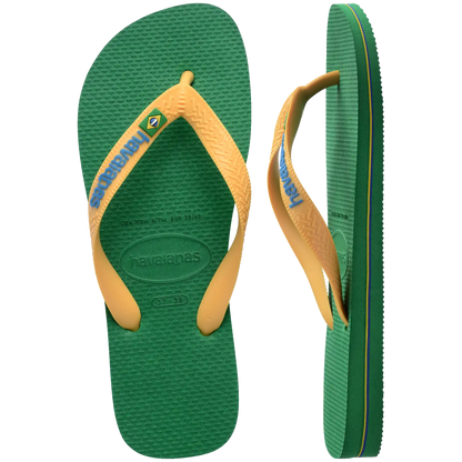 Men's Brazil Logo Flip Flops