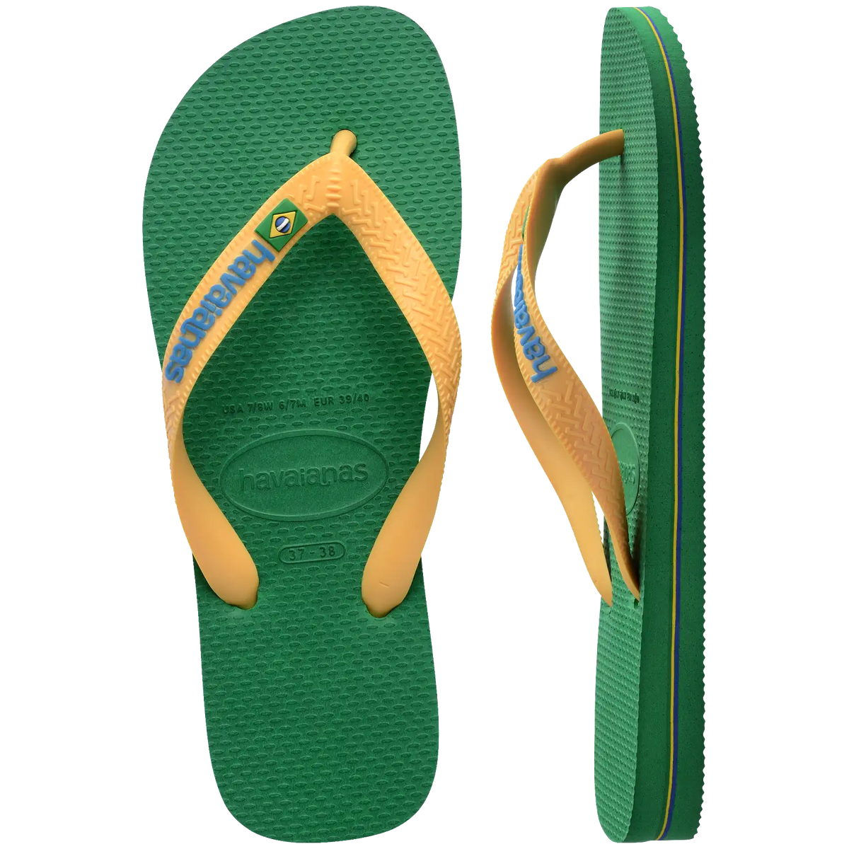 Women's Brazil Logo Flip Flops