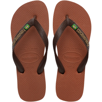 Women's Brazil Logo Flip Flops