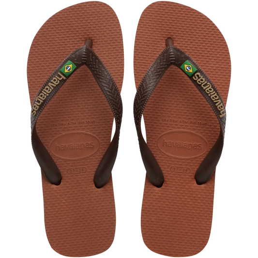 Women's Brazil Logo Flip Flops
