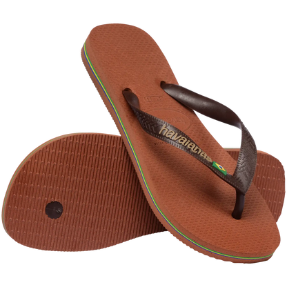 Women's Brazil Logo Flip Flops