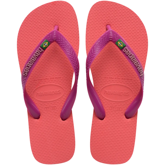 Women's Brazil Logo Flip Flops