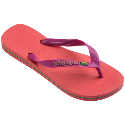 Women's Brazil Logo Flip Flops