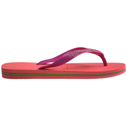 Women's Brazil Logo Flip Flops