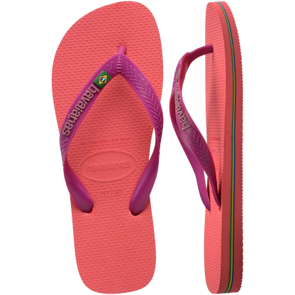 Women's Brazil Logo Flip Flops