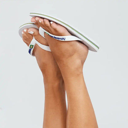 Kids' Brazil Logo Flip Flops