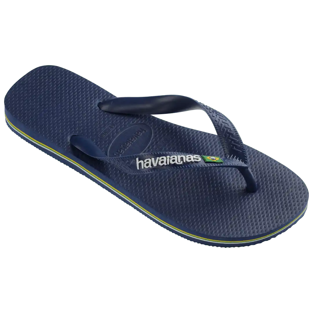 Kids' Brazil Logo Flip Flops