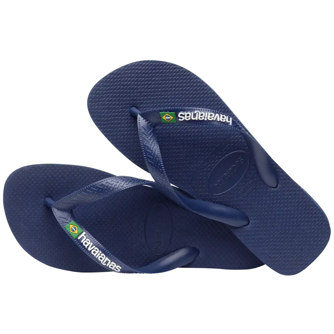 Kids' Brazil Logo Flip Flops