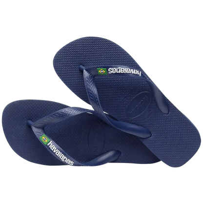 Kids' Brazil Logo Flip Flops