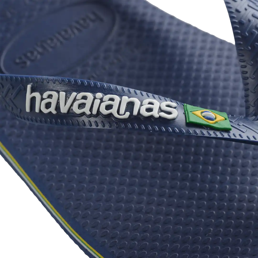 Kids' Brazil Logo Flip Flops