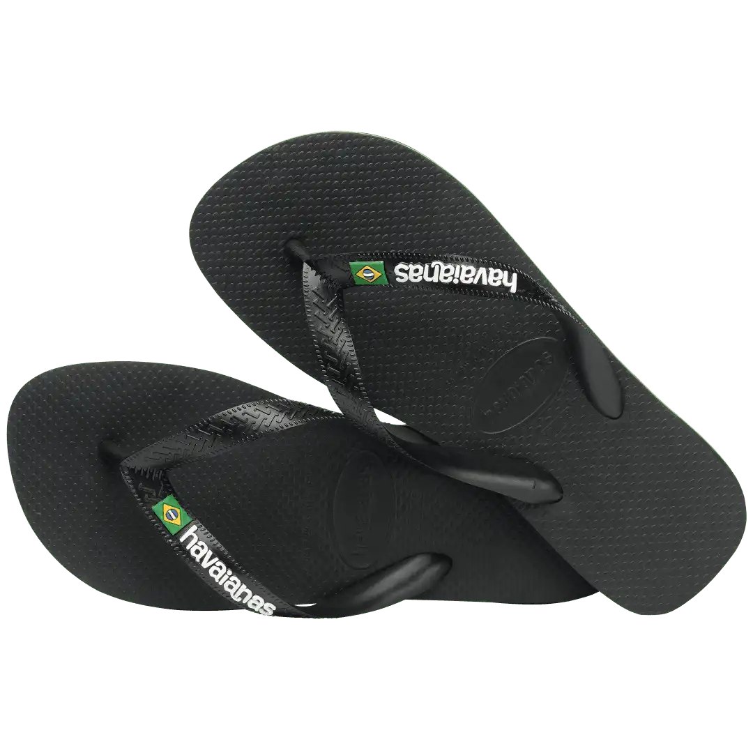 Kids' Brazil Logo Flip Flops