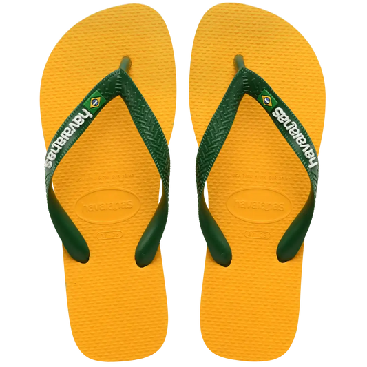 Women's Brazil Logo Flip Flops