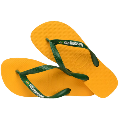 Women's Brazil Logo Flip Flops