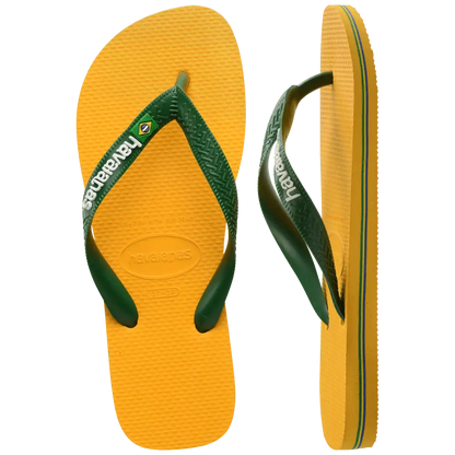 Women's Brazil Logo Flip Flops