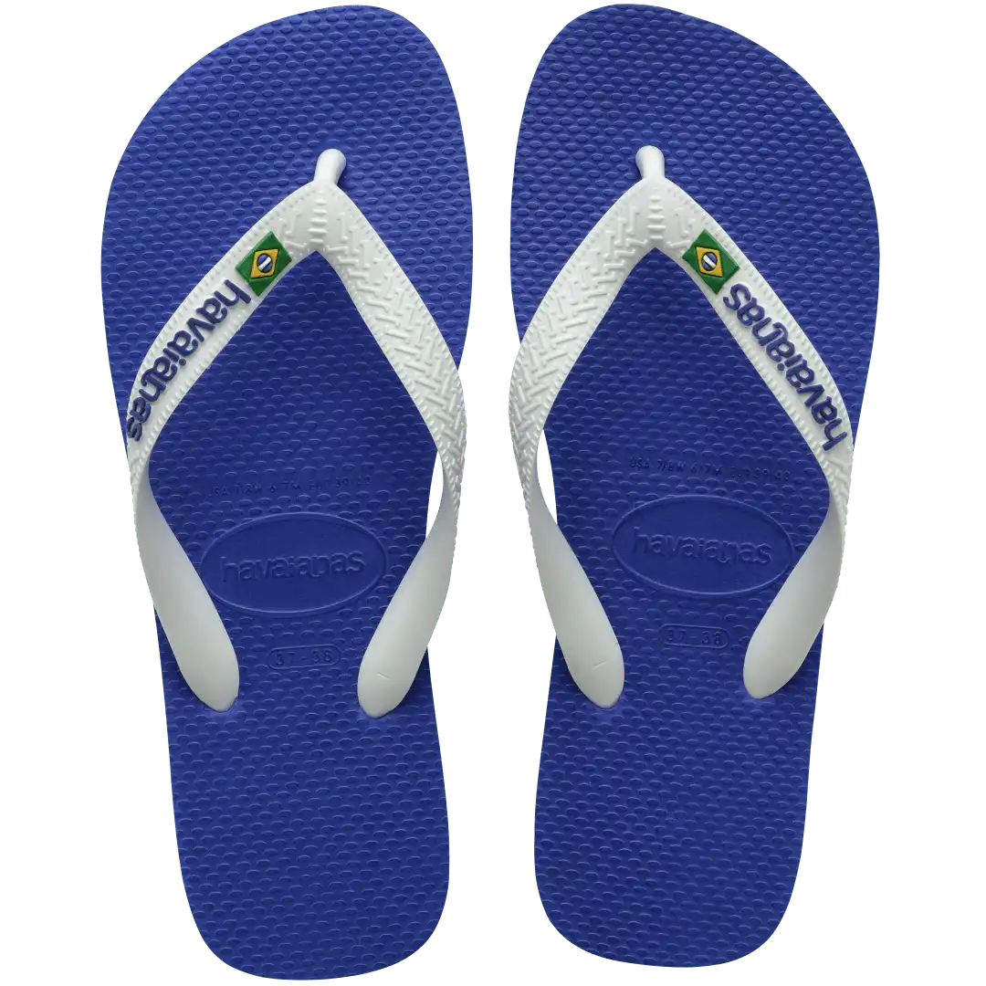 Kids' Brazil Logo Flip Flops
