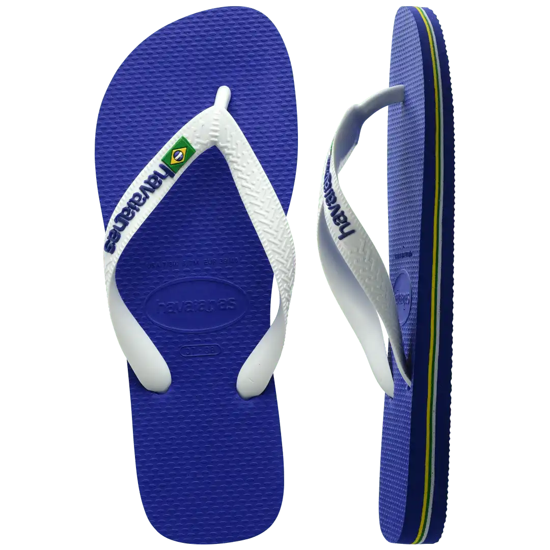 Kids' Brazil Logo Flip Flops