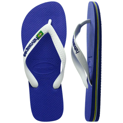 Kids' Brazil Logo Flip Flops
