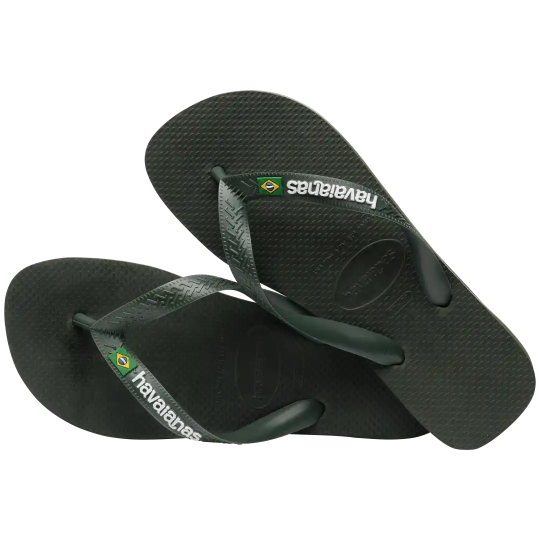 Men's Brazil Logo Flip Flops