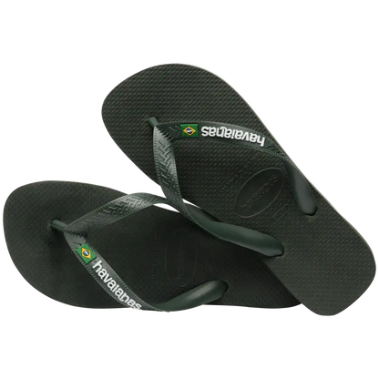 Men's Brazil Logo Flip Flops