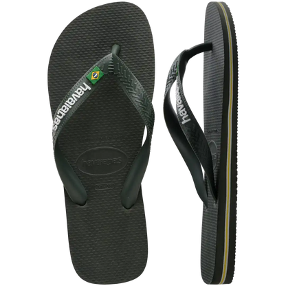 Men's Brazil Logo Flip Flops