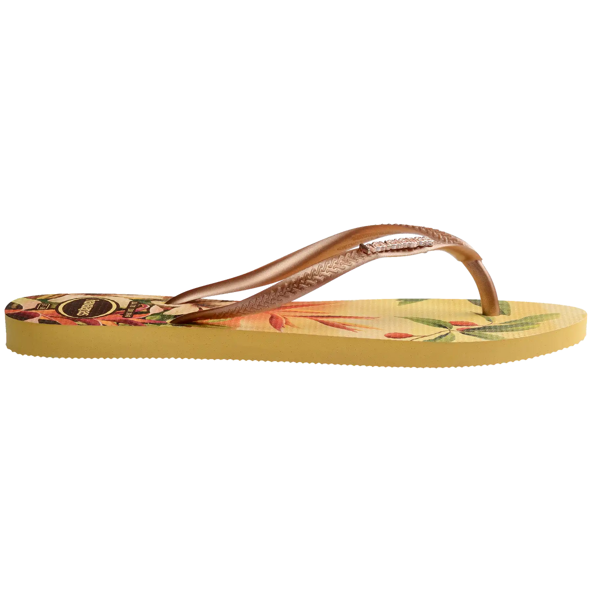 Women's Slim Tropical Flip Flops