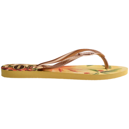 Women's Slim Tropical Flip Flops