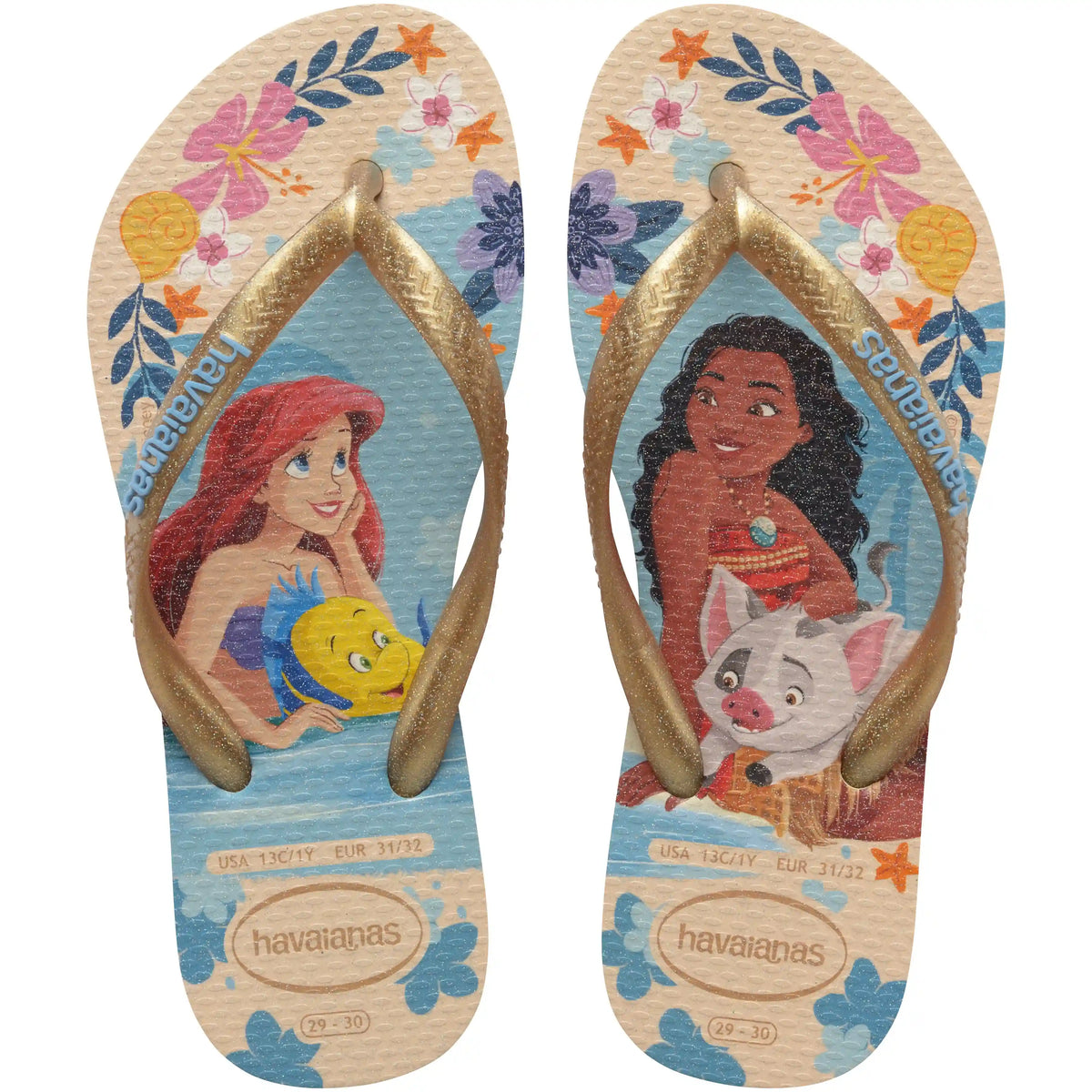 Kid's Slim Princess Flip Flops