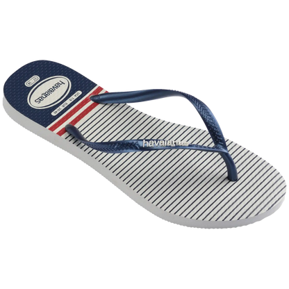 Women's Nautical Slim Flip Flops