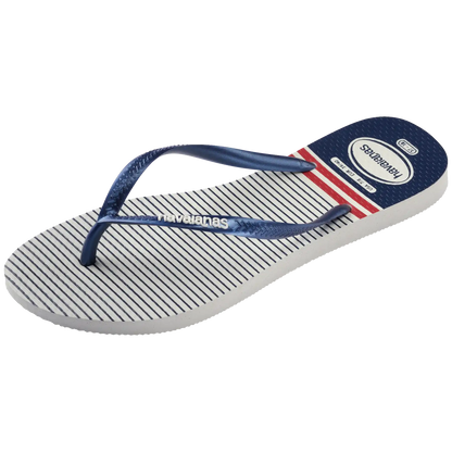 Women's Nautical Slim Flip Flops