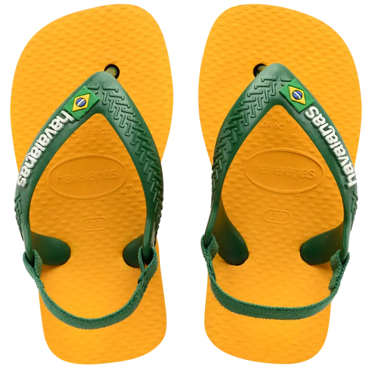 Baby Brazil Logo Flip Flop Sandals