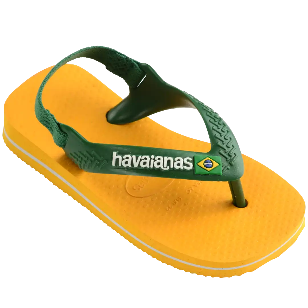 Baby Brazil Logo Flip Flop Sandals