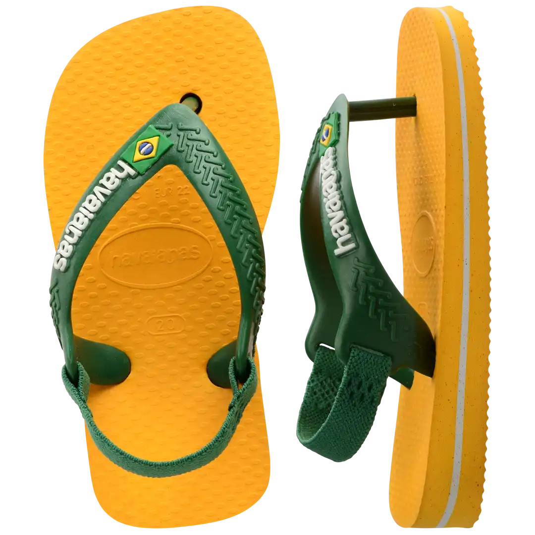 Baby Brazil Logo Flip Flop Sandals
