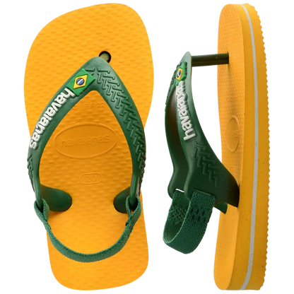Baby Brazil Logo Flip Flop Sandals