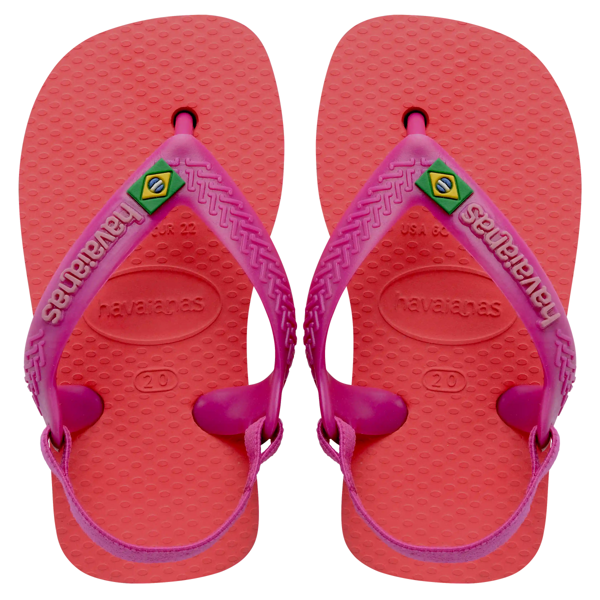 Baby Brazil Logo Flip Flop Sandals