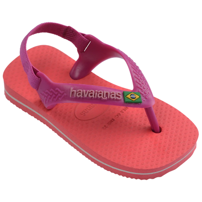 Baby Brazil Logo Flip Flop Sandals