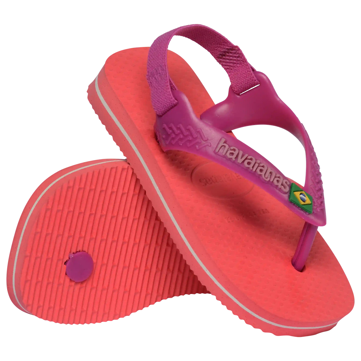 Baby Brazil Logo Flip Flop Sandals