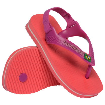 Baby Brazil Logo Flip Flop Sandals