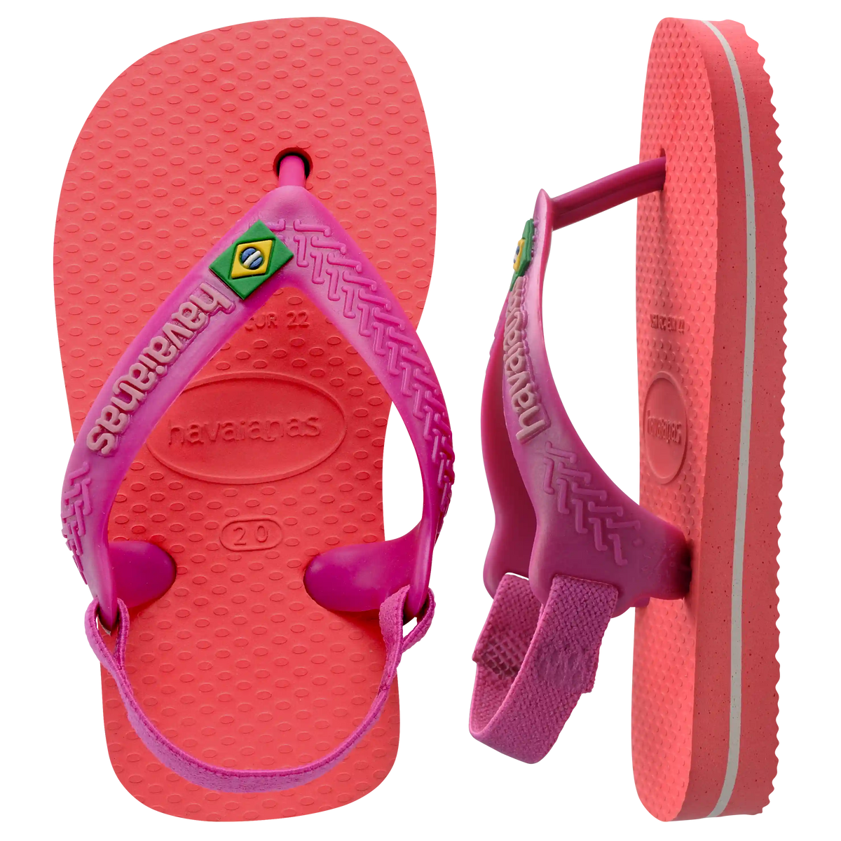 Baby Brazil Logo Flip Flop Sandals