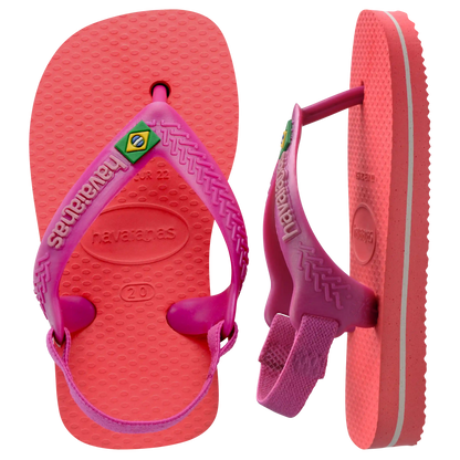 Baby Brazil Logo Flip Flop Sandals