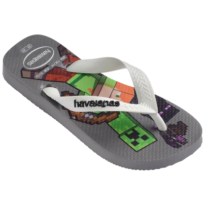 Kids' Minecraft Top Flip Flops