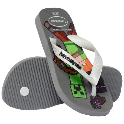 Kids' Minecraft Top Flip Flops