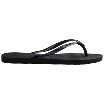 Women's Slim Crystal Flip Flops
