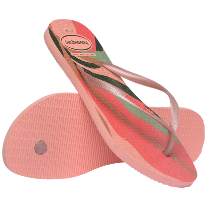 Women's Slim Palette Glow Flip Flops