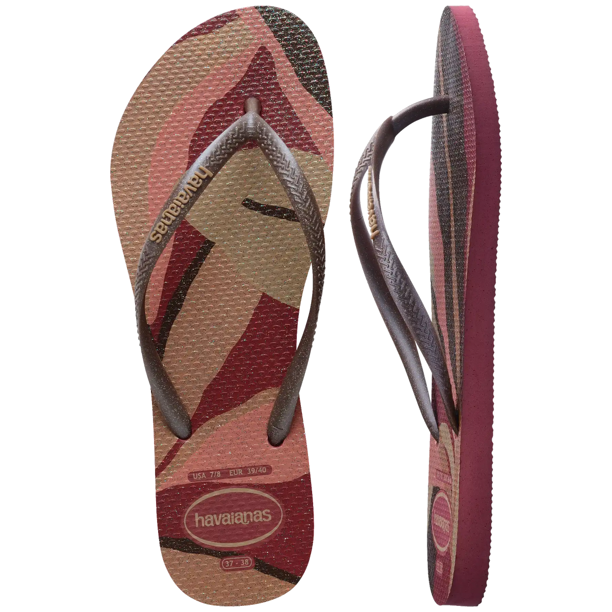 Women's Slim Palette Glow Flip Flops