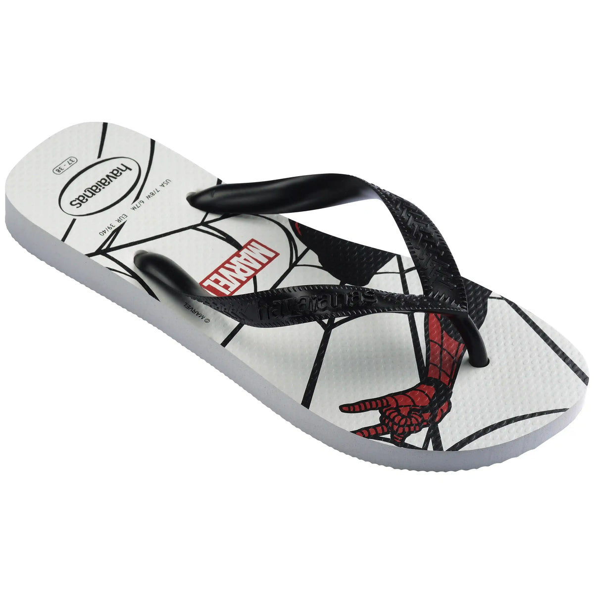 Men's Top Marvel Logomania Flip Flops