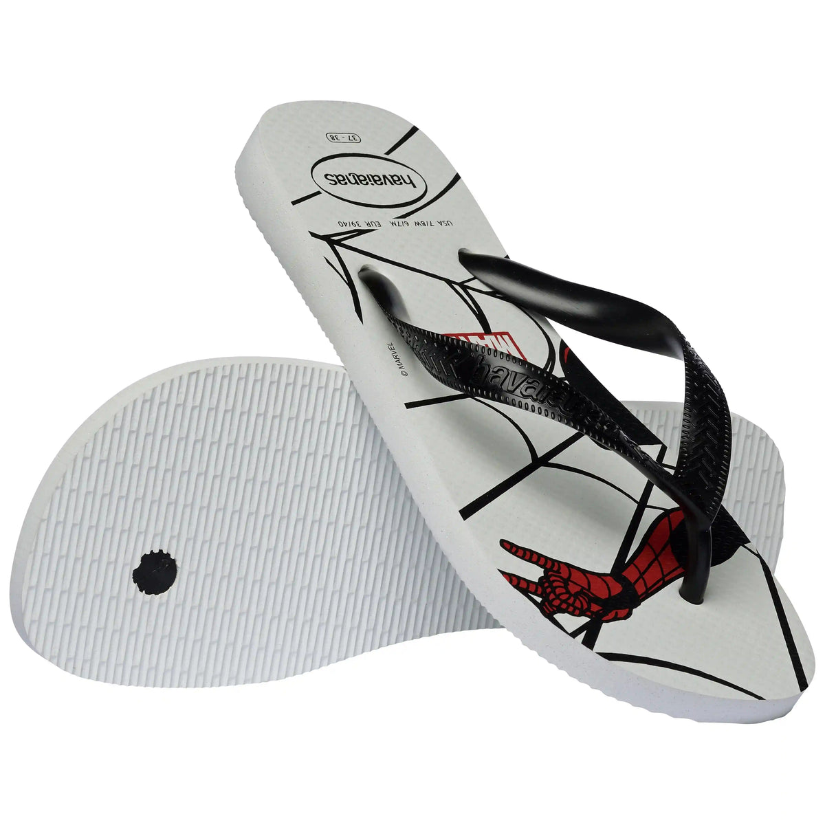 Men's Top Marvel Logomania Flip Flops