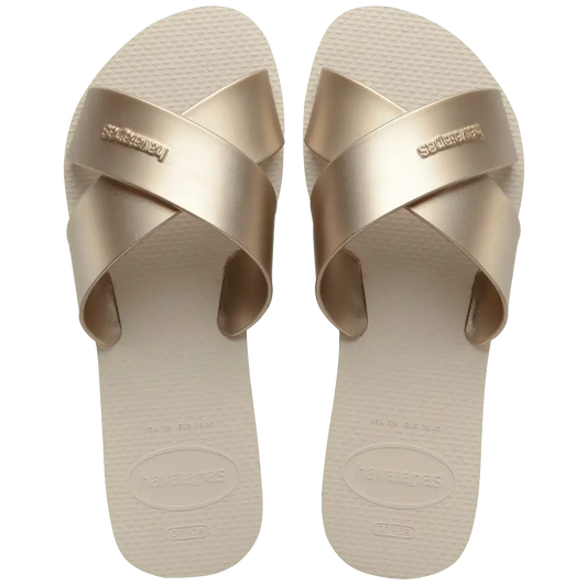 Women's Aqua Metallic Sandals